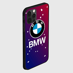 Чехол для iPhone 12 Pro BMW Градиент Краска, цвет: 3D-черный — фото 2