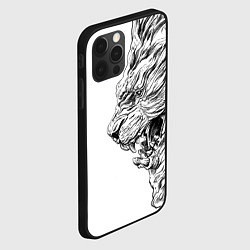 Чехол для iPhone 12 Pro LION pride, цвет: 3D-черный — фото 2