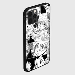 Чехол для iPhone 12 Pro Hunter x Hunter pattern, цвет: 3D-черный — фото 2