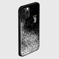 Чехол для iPhone 12 Pro Ювентус краска, цвет: 3D-черный — фото 2