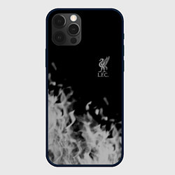 Чехол для iPhone 12 Pro Liverpool Серое пламя, цвет: 3D-черный