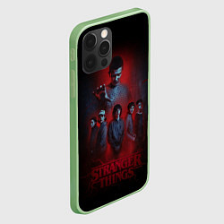 Чехол для iPhone 12 Pro ОЧЕНЬ СТРАННЫЕ ДЕЛА ST STRANGER THINGS, цвет: 3D-салатовый — фото 2