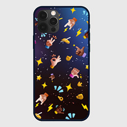 Чехол iPhone 12 Pro Смайлики-руки 3D Emoji Hands