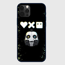 Чехол для iPhone 12 Pro Love, Death and Robots Pattern, цвет: 3D-черный