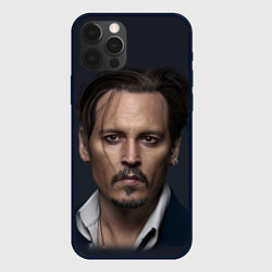 Чехол для iPhone 12 Pro Джонни Депп Johnny Depp, цвет: 3D-черный