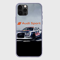 Чехол для iPhone 12 Pro Ауди Спорт Гоночная команда Audi sport Racing team, цвет: 3D-светло-сиреневый