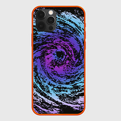 Чехол для iPhone 12 Pro Галактика Неон, цвет: 3D-красный