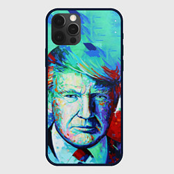 Чехол iPhone 12 Pro Дональд Трамп арт