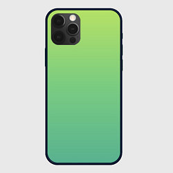 Чехол iPhone 12 Pro Shades of Green GRADIENT