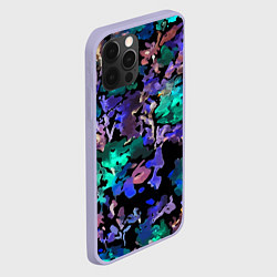 Чехол для iPhone 12 Pro Floral pattern Summer night Fashion trend 2025, цвет: 3D-светло-сиреневый — фото 2