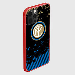 Чехол для iPhone 12 Pro Inter logo, цвет: 3D-красный — фото 2