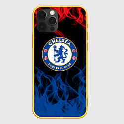 Чехол iPhone 12 Pro Челси chelsea пламя