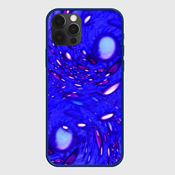 Чехол для iPhone 12 Pro Мир пузырей, цвет: 3D-тёмно-синий