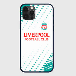 Чехол для iPhone 12 Pro Liverpool краски, цвет: 3D-черный