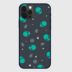 Чехол iPhone 12 Pro Aliens pattern