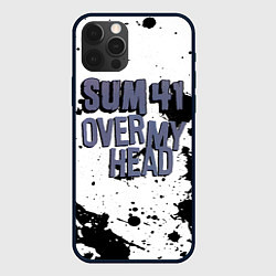 Чехол для iPhone 12 Pro Sum 41 Over My Head, цвет: 3D-черный