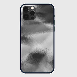 Чехол iPhone 12 Pro В серых тонах абстрактный узор gray abstract patte