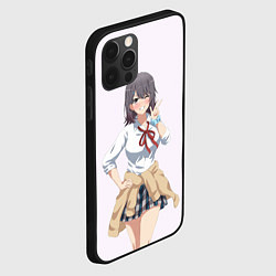 Чехол для iPhone 12 Pro МЭГУРИ ШИРОМЭГУРИ OreGairu, цвет: 3D-черный — фото 2