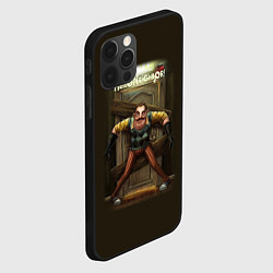 Чехол для iPhone 12 Pro Привет сосед игра, цвет: 3D-черный — фото 2