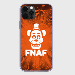 Чехол для iPhone 12 Pro Five Nights At Freddys - вспышка молнии, цвет: 3D-светло-сиреневый