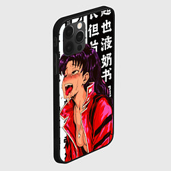 Чехол для iPhone 12 Pro Мисато Кацураги AHEGAO EVA, цвет: 3D-черный — фото 2