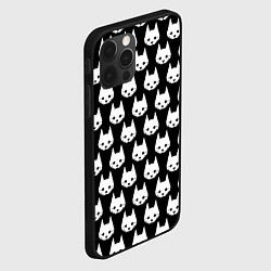 Чехол для iPhone 12 Pro Stray Pattern, цвет: 3D-черный — фото 2