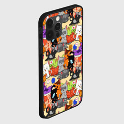 Чехол для iPhone 12 Pro Котики-такие котики, цвет: 3D-черный — фото 2