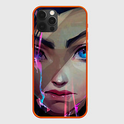 Чехол iPhone 12 Pro Jinx портрет - Аркейн League of legends