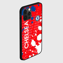 Чехол для iPhone 12 Pro Chelsea Краска, цвет: 3D-черный — фото 2