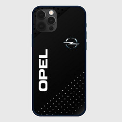 Чехол для iPhone 12 Pro Opel Карбон, цвет: 3D-черный