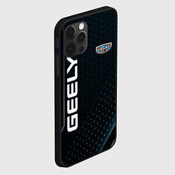 Чехол для iPhone 12 Pro Geely Абстракция, цвет: 3D-черный — фото 2