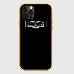 Чехол для iPhone 12 Pro Берсерк Глаза Гатса, цвет: 3D-желтый