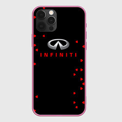 Чехол для iPhone 12 Pro Infinity sport, цвет: 3D-малиновый