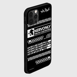 Чехол для iPhone 12 Pro NERV Evangelion, цвет: 3D-черный — фото 2