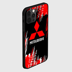 Чехол для iPhone 12 Pro Mitsubishi - краска, цвет: 3D-черный — фото 2