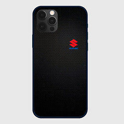 Чехол iPhone 12 Pro Suzuki - карбон