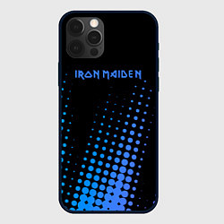 Чехол для iPhone 12 Pro Iron Maiden - neon, цвет: 3D-черный