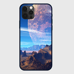 Чехол для iPhone 12 Pro Фантастическая планета, цвет: 3D-черный