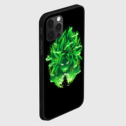 Чехол для iPhone 12 Pro Broly dragon ball аниме, цвет: 3D-черный — фото 2