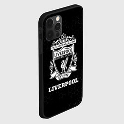 Чехол для iPhone 12 Pro Liverpool sport на темном фоне, цвет: 3D-черный — фото 2