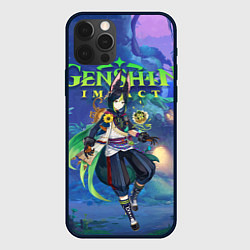 Чехол для iPhone 12 Pro Тигнари Genshin Impact, цвет: 3D-черный