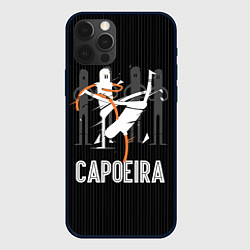 Чехол для iPhone 12 Pro Capoeira - duel, цвет: 3D-черный