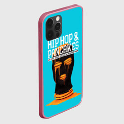 Чехол для iPhone 12 Pro Balaclava hip-hop and pancakes, цвет: 3D-малиновый — фото 2