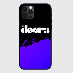 Чехол iPhone 12 Pro The Doors purple grunge