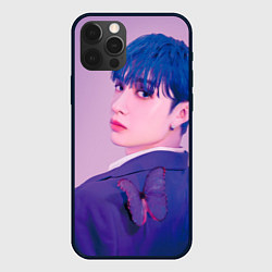 Чехол для iPhone 12 Pro Stray Kids 2nd World Tour Maniac Bang Chan, цвет: 3D-черный