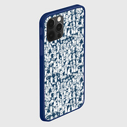 Чехол для iPhone 12 Pro Баллончик с краской граффити, цвет: 3D-тёмно-синий — фото 2