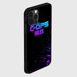 Чехол для iPhone 12 Pro Critical ops neon, цвет: 3D-черный — фото 2