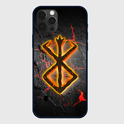 Чехол для iPhone 12 Pro Berserk fire, цвет: 3D-черный