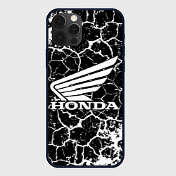 Чехол для iPhone 12 Pro Honda logo арт, цвет: 3D-черный