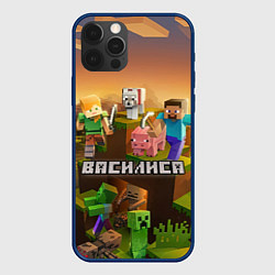 Чехол iPhone 12 Pro Василиса Minecraft